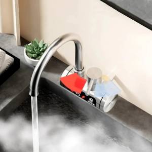 Zidna Cesma Delimano Sa Grijacem Iz Zida Cesme Baterija INOX