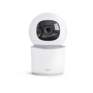 HAMA Clever WiFi camera 1080P night vision indoor mobile white