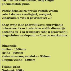 Rucna transportna kolica