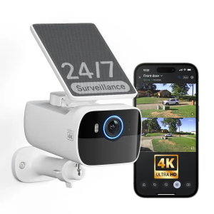 SAFEMO IP wifi tube camera 4K 8MP IP65 mikrofon 13200mAh SolarP 1