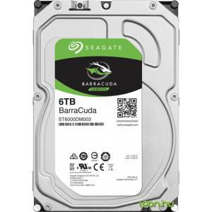 SEAGATE BarraCuda 6TB 3.5" 5400rpm 256MB SATA ST6000DM003