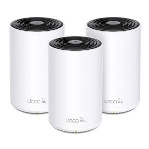 TP-LINK Deco XE75 Pro AXE5400 Tri-Band Mesh Wi-Fi 6E System 3pcs